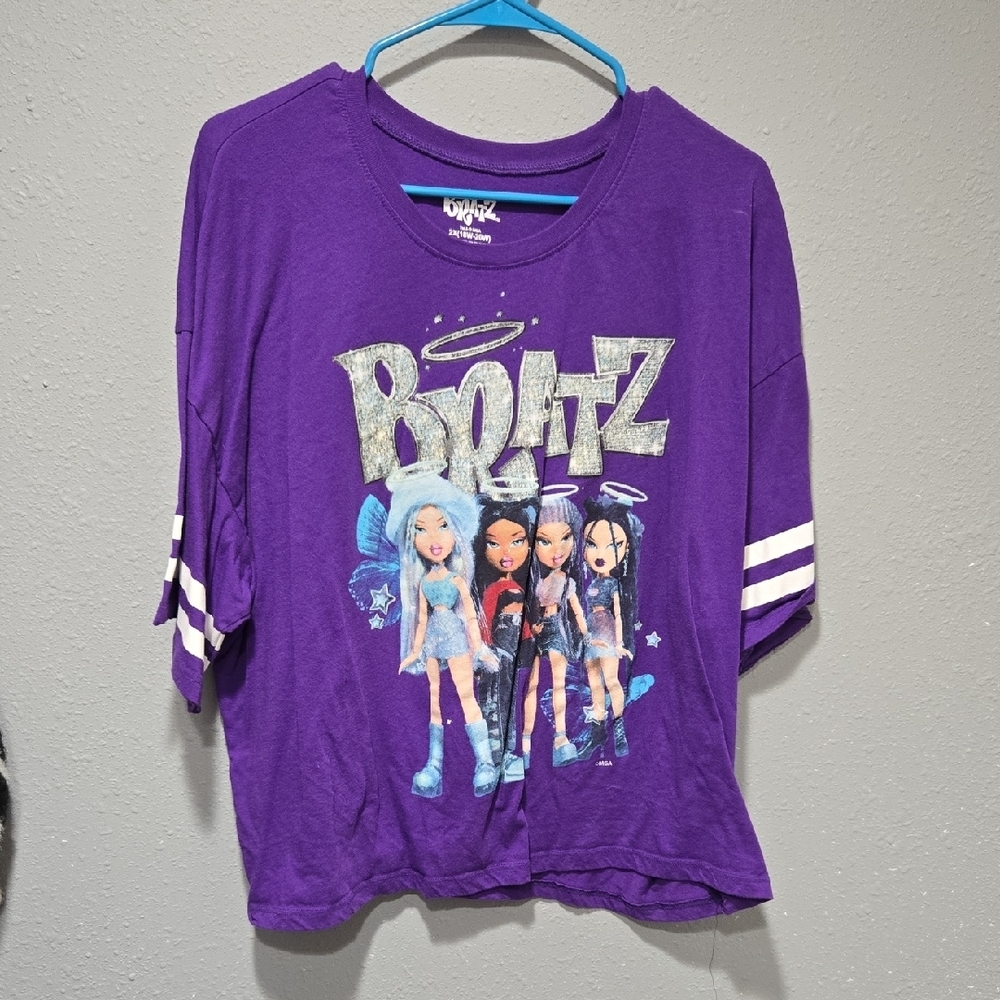 Bratz Purple Crop Pj Tshirt